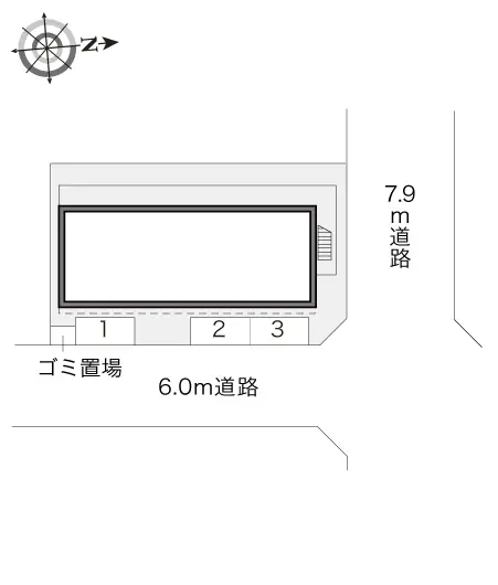 ★手数料０円★名古屋市熱田区波寄町 月極駐車場